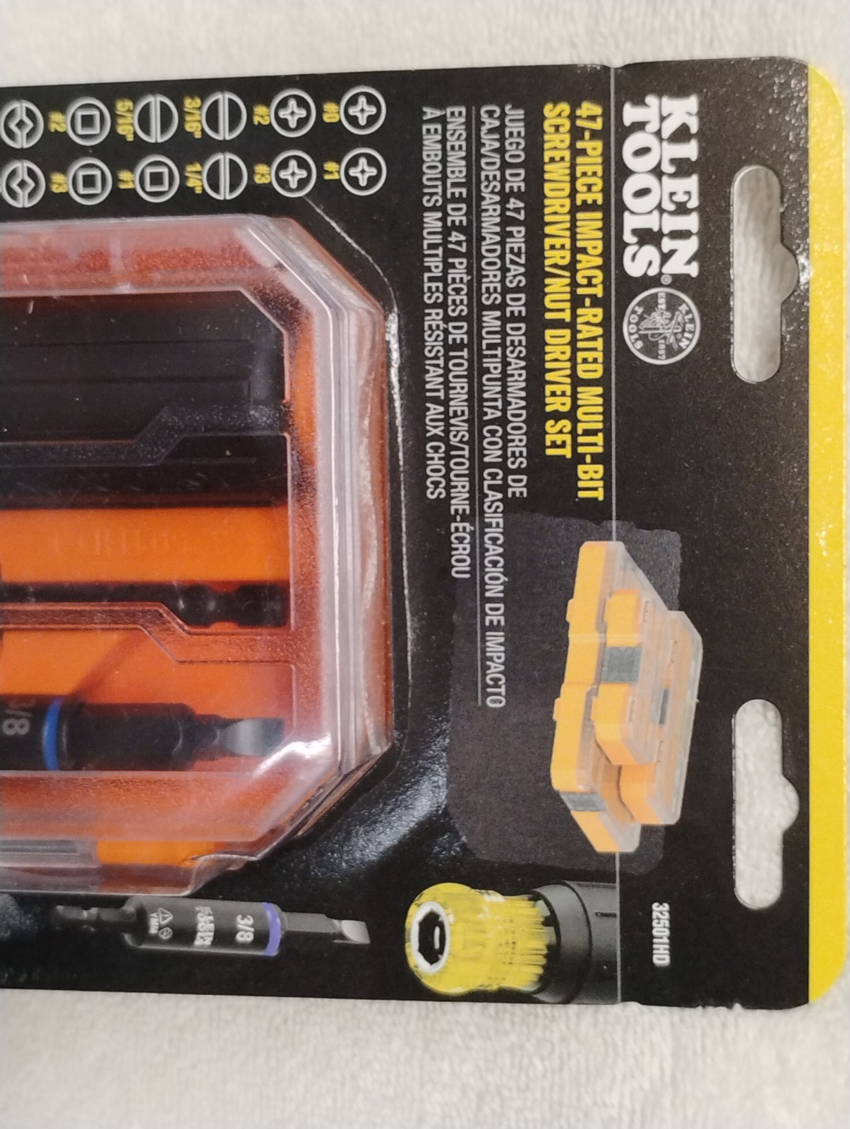 Klein 32501HD KNECT Impact-Rated Multi-Bit Screwdriver/Nut Driver 47 piece Set