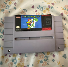 Nintendo Super Mario World SNES Game Cartridge Super Mario Series
