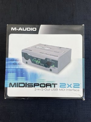 M-Audio MIDISPORT 2x2 Anniversary USB MIDI Interface w/ Box Manual