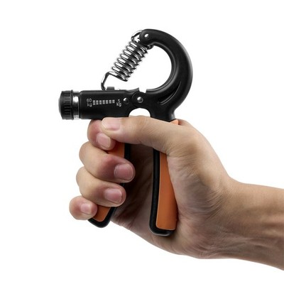 R-shape Hand Grippers Strength Power Trainer 5kg-60kg Adjustable Gym Exerciser