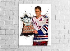 Brian Leetch, Conn Smythe Trophy Poster, New York Rangers, Gallery Canvas Wrap