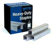 Better Office Products 5,000 Count Heavy Duty Staples, 23/13, 1/2-inch Staple...