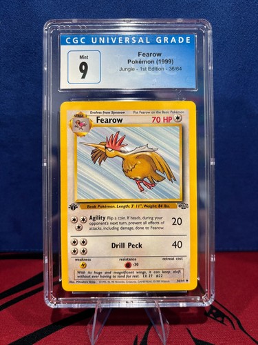 Fearow (1st Edition) graded CGC 9 for sale on eBay