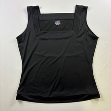 Spanx by Sara Blakely Black Lined Shapewear Tank Top Women's Size 2X