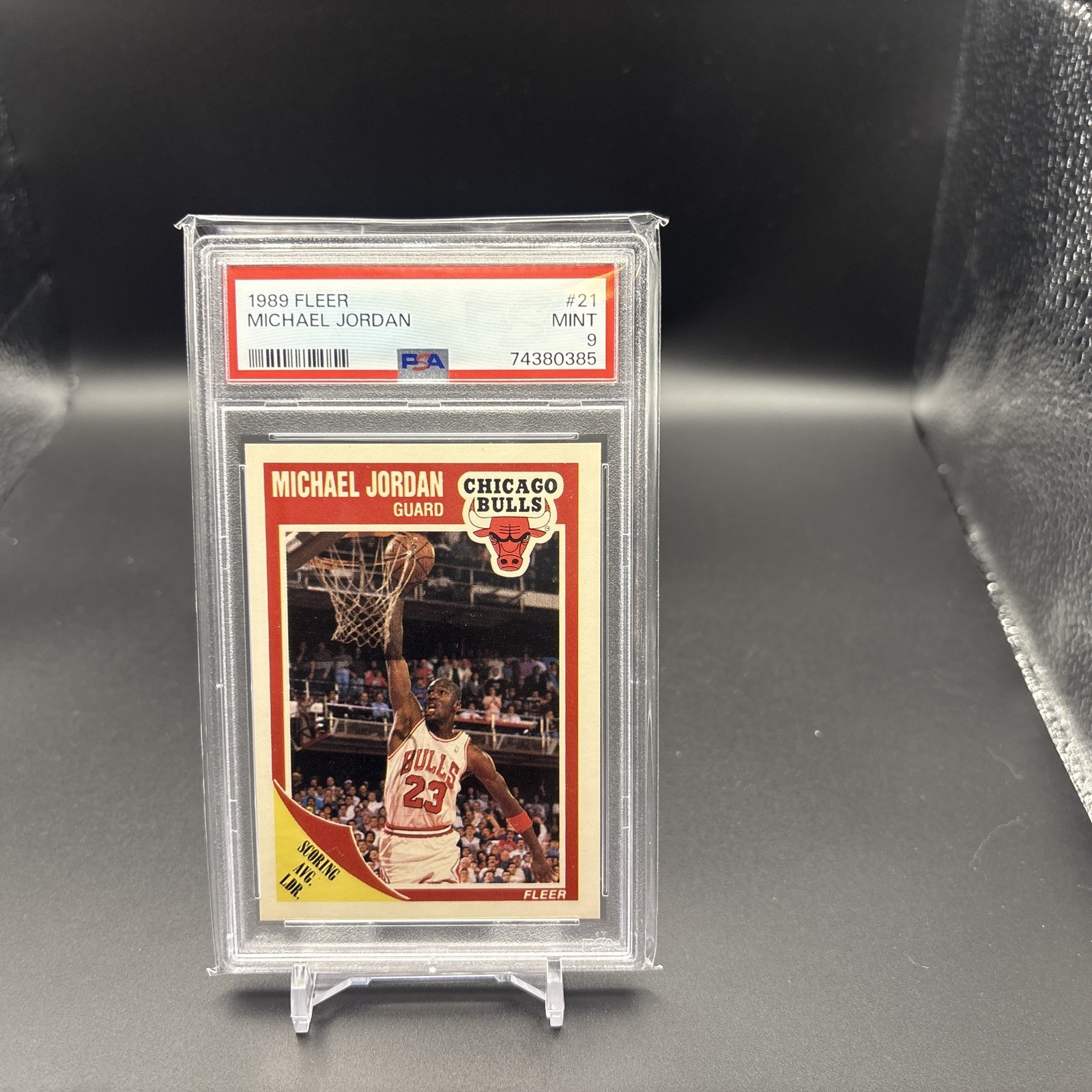 1989 Fleer Michael Jordan #21 PSA 9 Mint The GOAT 🔥📈