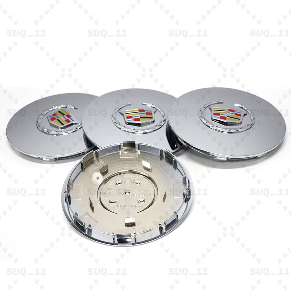 4PCS Polished Chrome Wheel Hub Caps For 2003-2006 Escalade ESV EXT 197mm Foto 3 de 3
