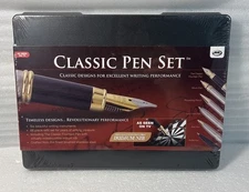 NOS - JML Classic Pen Set - Fountain, Roller, Ball, 2-Color, Pencil, Micro Pen