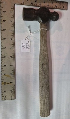Antique Vaughn Bushnell 18oz Ball Peen Hammer Early 1900s