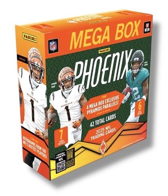 2025 Panini Phoenix Football Factory Sealed Mega Box