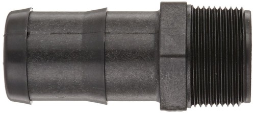 Banjo Poly Hose Fitting Adapter 1-1/4" Male NPT X 1-1/2" Hose Barb - HB125-150 - Picture 2 of 3