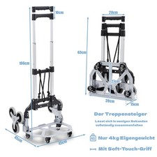 PROFI Treppenkarre Stapelkarre Treppen Sackkarre Transportkarre Treppensteiger