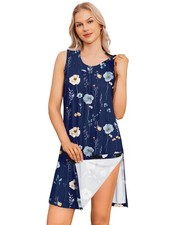 Women's Tear Away Sleeveless Adaptive Dress for Shoulder Surgery Chemo M