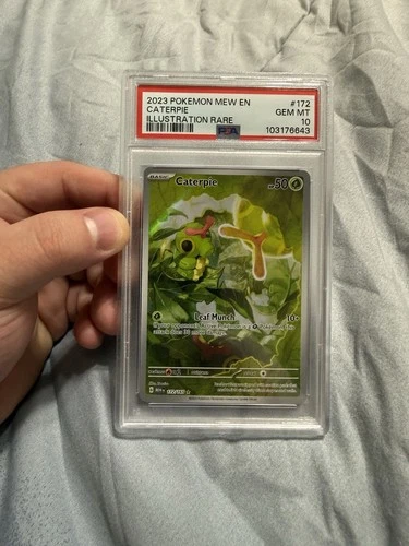 Caterpie 172/165 Pokémon Sv: Scarlet & Violet 151 Holo GEM MT PSA 10