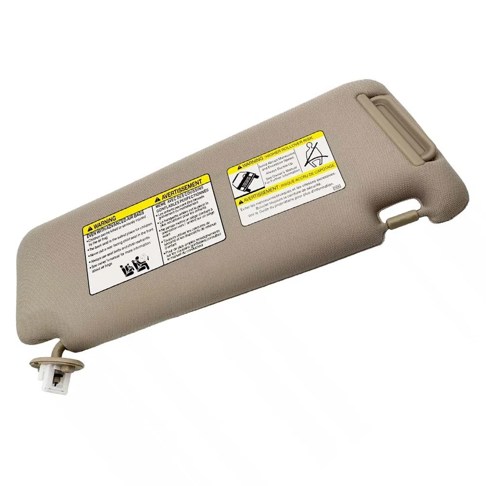 Left Driver Side Beige Sun Visor for Toyota 4Runner 2010-2024 74320-35A91-E1 Foto 4 de 4
