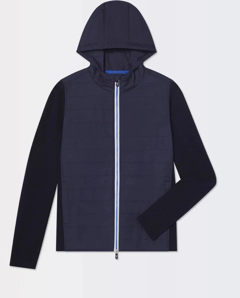 НОВАЯ толстовка с капюшоном Fairway & Greene Golf Fair Seas морской синий цвет, мужская средняя ✅ новая с ценниками - Изображение 3 из 4