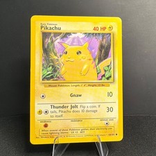 Pikachu 58/102 Base Set Unlimited Common LP on eBay