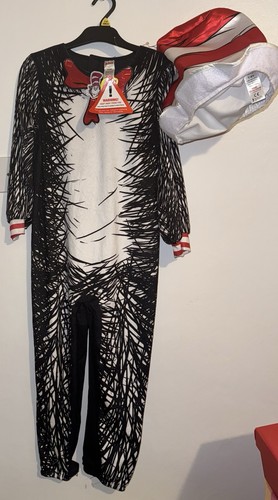 Dr Seuss Cat in the Hat Costume Childrens Book Day Outfit New- 7-8yrs - Picture 3 of 6