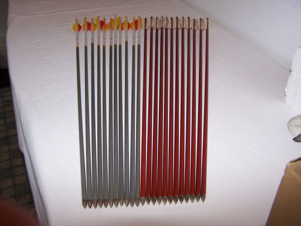 Douzaine D'inserts De Pointe Composites Pour Flèches Aluminium 1916 - Neufs