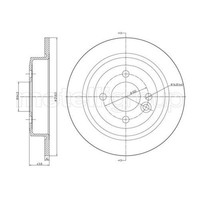 Metelli 2X Bremsscheibe Hinten Ø259 Mm Voll FüR Mini Mini R50 R53 Cooper One