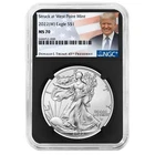 2022 (W) $1 American Silver Eagle NGC MS70 Trump Label Retro Core