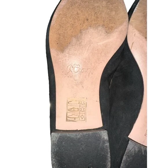 J. Crew Gwen Loafer Flats Suede & Patent Leather Style Size 6.5 - Image 4 of 4