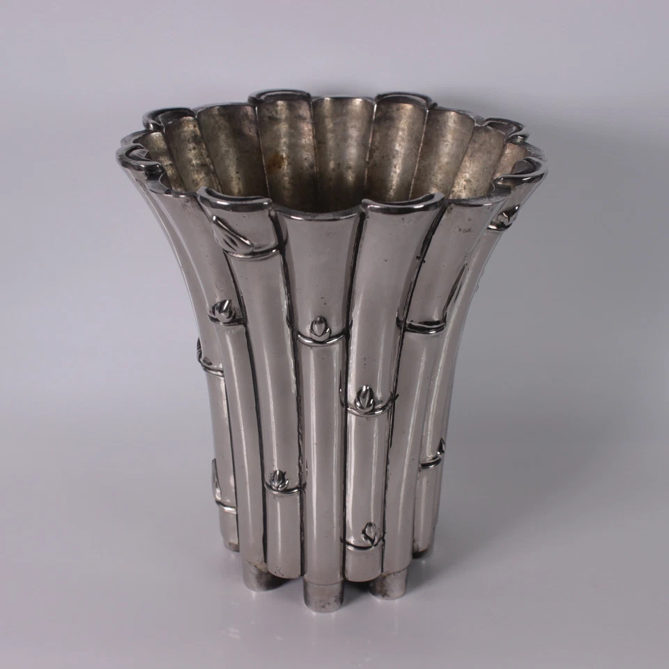 Jarrón jardinera francesa de mediados del siglo XX - estilo Maison Bagues Foto 4 de 4