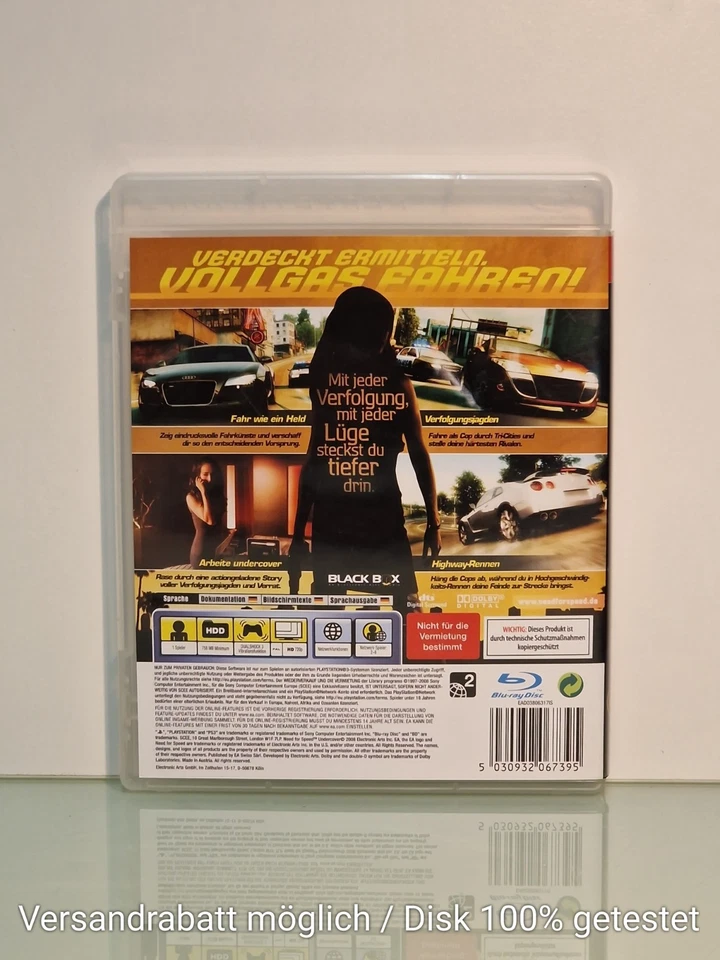 Need for Speed Undercover Zustand sehr gut CIB OVP Sony PlayStation 3 PS3  - Bild 2 von 4
