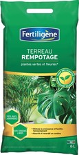 FERTILIGENE FREMP6P Terreau Rempotage Plantes Vertes et Fleuries 6 L Stimul...