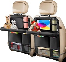 Car Backseat Organizer: Back Seat Storage Organizer for Kids with Tablet Holder,