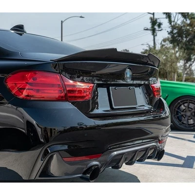 GEARZAAR GLOSS BLACK REAR TRUNK BOOT LIP SPOILER FOR BMW 4 SERIES F36 2014-2020 COUPE UK