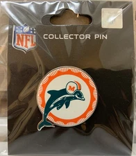 MIAMI DOLPHINS RETRO COLLECTOR PIN NEW WINCRAFT