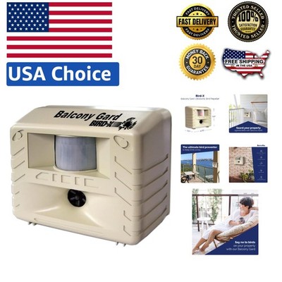 Weather-Resistant Ultrasonic Bird Decoy - 900 sq. ft. Coverage, Easy Install