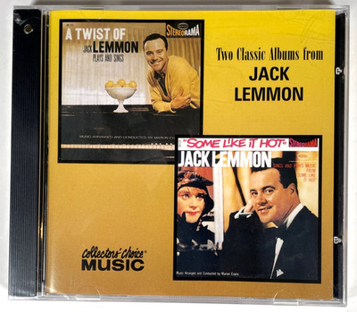 JACK LEMMON Two Classic Albums CD NEW & SEALED 2001 Some Like It Hot/ Twist Of