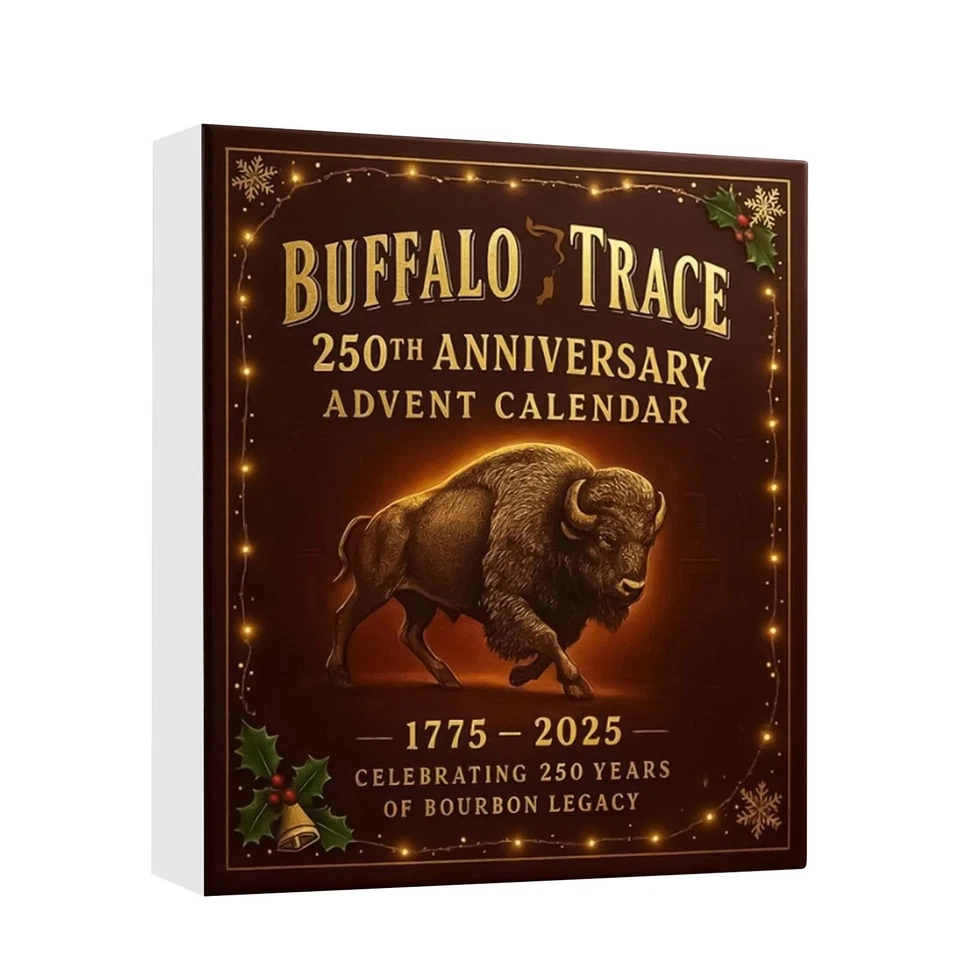 2025 Buffalo Trace Advent Calendar 24 Days Blind Box Christmas Tree Decoration - Image 4 of 4