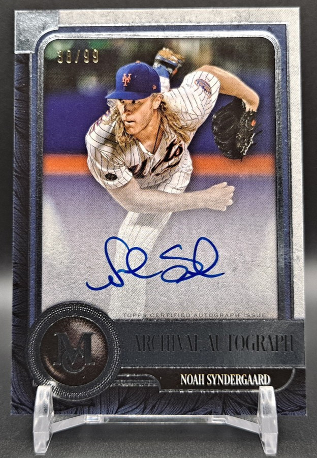 2019 Topps Museum Collection Noah Syndergaard Archival Autograph RC /99