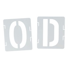 2/3/4/5 Inch Letter Number Stencils for Alphabet Drawing and Craft Templates