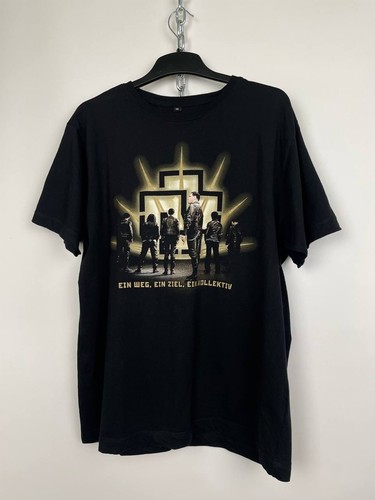 Rammstein "Ein weg , ein ziel , ein kollektiv" men's black t-shirt X-Large