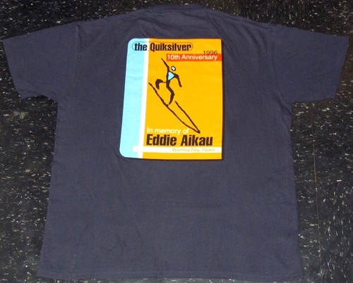 Original 1996 10th Anniversary Eddie Aikau Surfing Hawaii Very Rare LG Tee Shirt - Picture 2 of 6