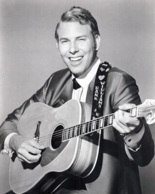 Hank Williams Jr. smiling holding guitar 1968 A Time To Sing 24x36 inch poster