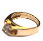 14k yellow gold .71ct I1 H mens diamond solitaire ring 5.8g gents estate 7.5 — photo 5