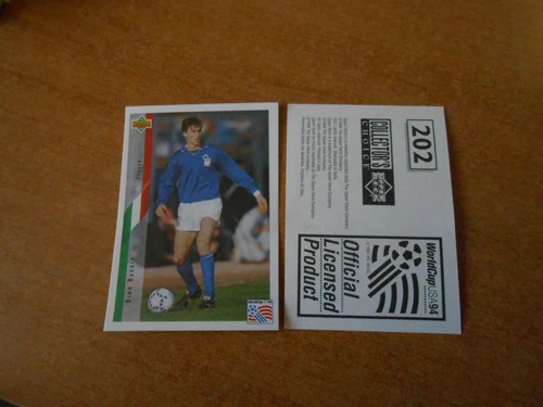FIGURINA USA '94 WORLD CUP - ED.UPPER DECK - ITALIA - DINO BAGGIO