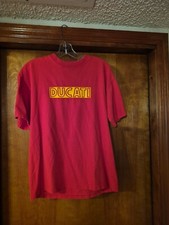 Vintage Ducati Sam West Racing Red Gildan T Shirt