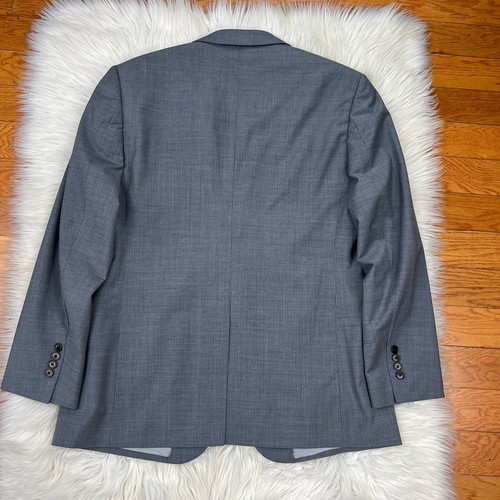 Brook Brothers Wool Stretch Men Blazer 44R Explorer Regent Fit Gray Pinstriped - Picture 5 of 11