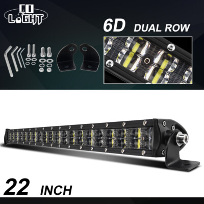 22'' 1200W LED Arbeitsscheinwerfer Auto Offroad SUV Light bar Lichtbalken 12V DE