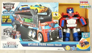 transformers rescue bots optimus prime trailer
