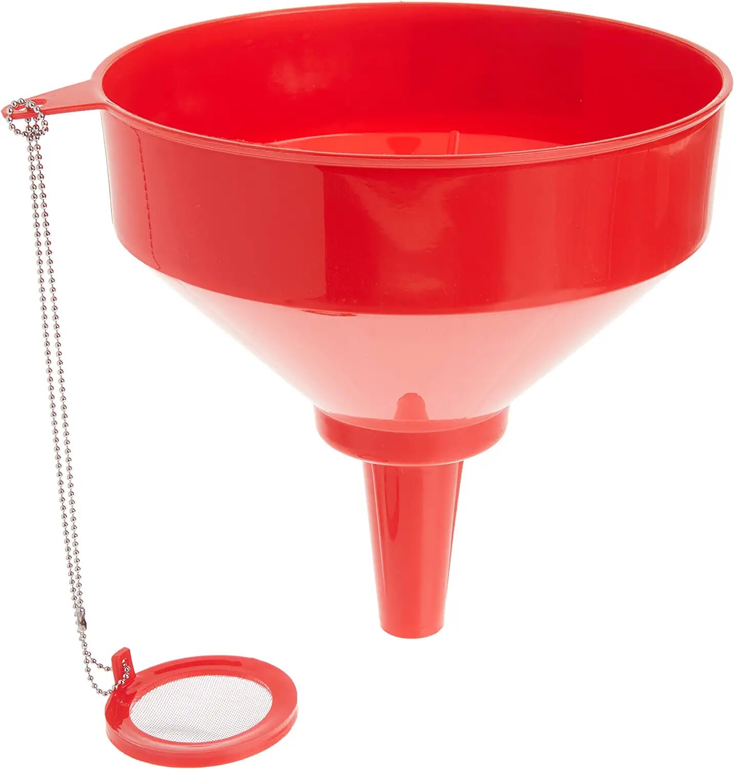 New King Kooker 8" Plastic Oil Funnel With Reusable Stainless Mesh
