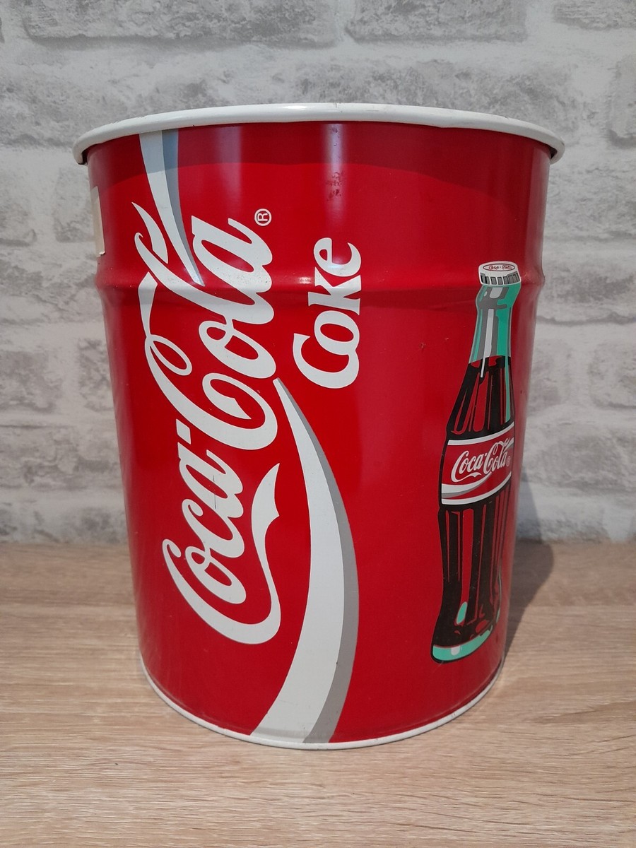 Vintage 1990's Coca-Cola Waste Paper Bin | eBay UK