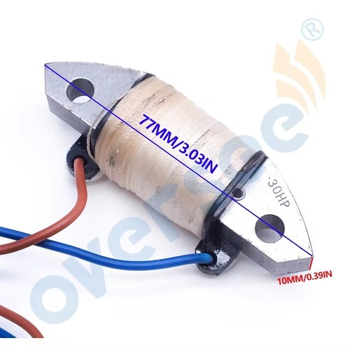 69P-85541 Charge Coil For Yamaha Outboard Parts Parsun Powertec 2T 30HP 25HP - Picture 3 of 4