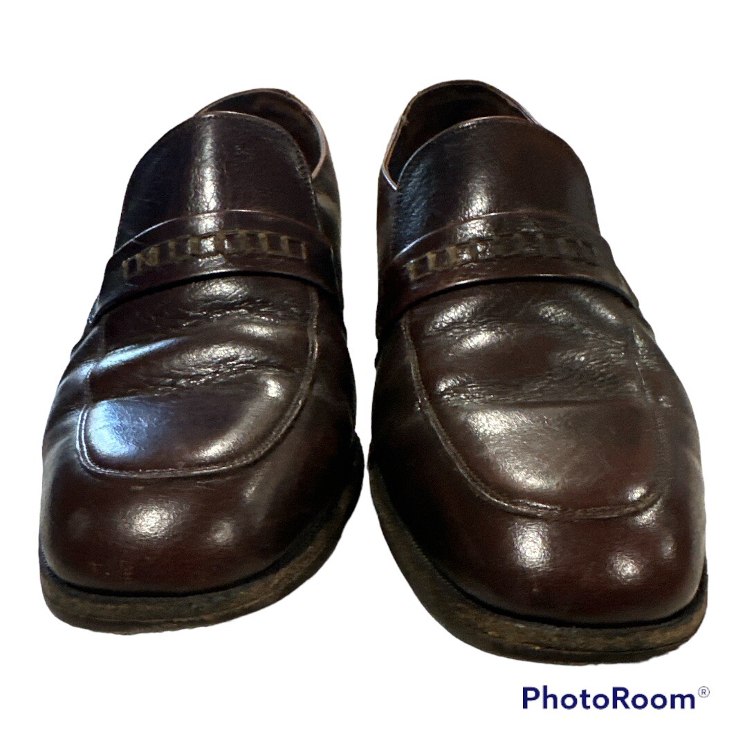 Vintage Florsheim Loafers 10 D‎ Casual Dress Shoes Brown Soft Leather s-l400.jpg main image 3