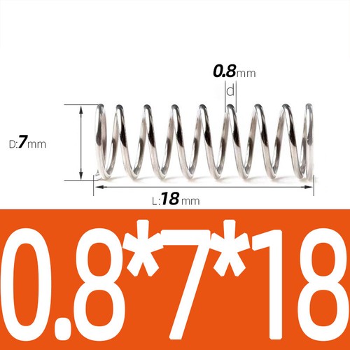 Compression Spring Steel 0.2 - 1mm Wire Dia 2mm - 12mm OD Small Pressure Springs - Picture 75 of 130